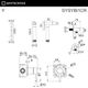 Система для биде скрытого монтажа WHITECROSS Y SYSYBI1CR (хром)
