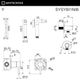 Система для биде скрытого монтажа WHITECROSS Y SYSYBI1NIB (брашированный никель)