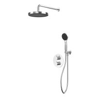 Душевая система скрытого монтажа WHITECROSS Y YSET08BASICNIB термостатическая (брашированный никель) — 1
