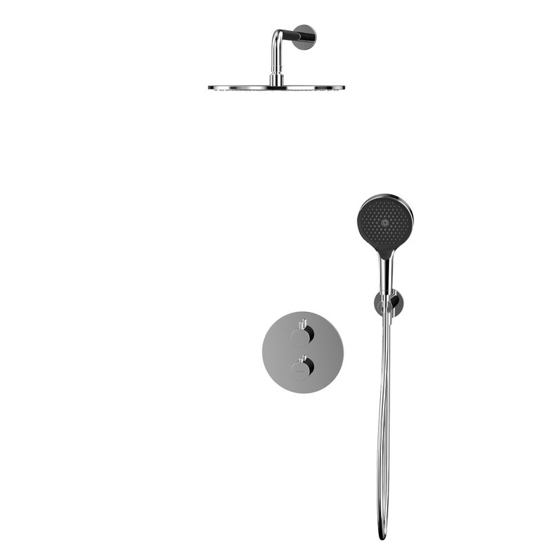 Душевая система скрытого монтажа WHITECROSS Y YSET08TOPCR (хром) термостатическая