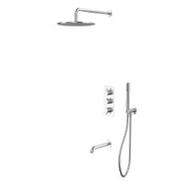Душевая система скрытого монтажа WHITECROSS Y YSET11NIB (брашированный никель) термостатическая — 1