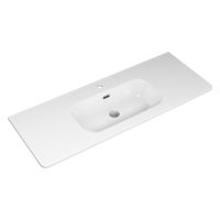 Тумба с раковиной Brevita Wine 120 подвесная с 2 ящ. 2 дв. + Brevita Onda 120 / Win-09120-01-01-2Я+B-OND120-01 белый — 5