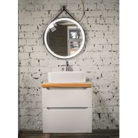 Зеркало Jorno Wood 50 с подсветкой и бесконтактным включателем / Wood.02.50/ТК — 2