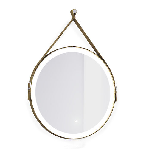 Зеркало Jorno Wood 50 с подсветкой и бесконтактным включателем / Wood.02.50/ТК