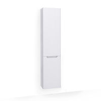 Шкаф-пенал для ванной Jorno Wood 150 подвесной / Wood.04.150/P/W белый — 1