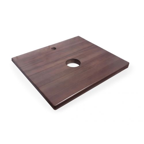 Столешница для ванной Jorno Wood 60 Wood.06.60/DW темное дерево (массив бука)