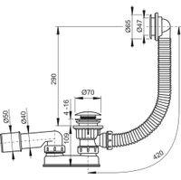 Сифон для душевого поддона Ravak Sabina 50 X01315 — 2