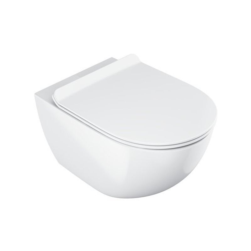Подвесной унитаз Ravak Vita RimOFF X01860 безободковый белый