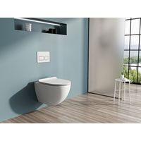 Подвесной унитаз Ravak Vita RimOFF X01860 безободковый белый — 4