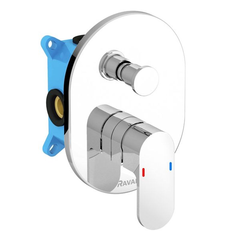 Смеситель скрытого монтажа для душа Ravak CR 065.00 X070056 хром + нужен R-Box (X070052)