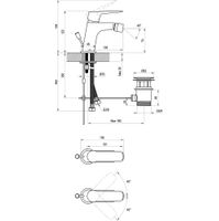 Смеситель для биде Ravak CL 055.00 X070082 — 3
