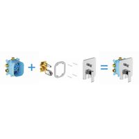 Смеситель скрытого монтажа для душа Ravak FL 065.00 X070123 хром + нужен R-Box Vari (X070139) — 4