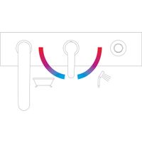 Смеситель для ванны Ravak PU 026.00 врезной каскадный X070142 — 4