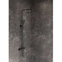 Душевая система Ravak TD F 091.20/150 X070160 черный матовый с термостатом — 2