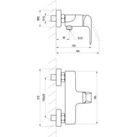Смеситель для душа Ravak FL 032.20/150 X070177 черный — 3