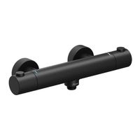 Смеситель для душа Ravak PU 033.20/150 X070188 настенный термостатический без гарнитуры черный — 1