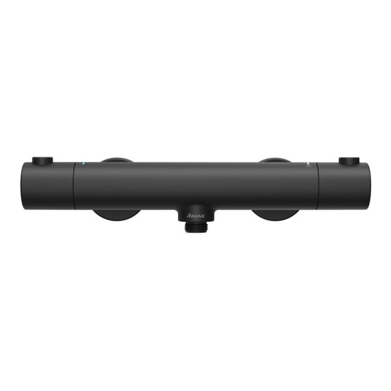 Смеситель для душа Ravak PU 033.20/150 X070188 настенный термостатический без гарнитуры черный