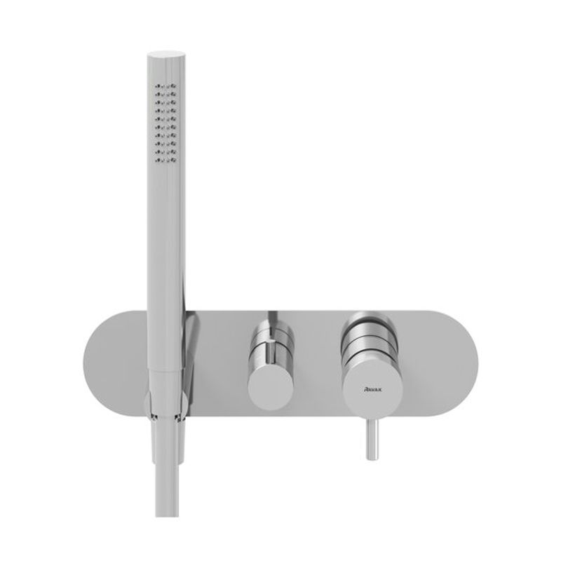 Смеситель скрытого монтажа для душа Ravak ES 065.00CR.O2+S хром + нужен R-Box RB 07D.50 (X070233)