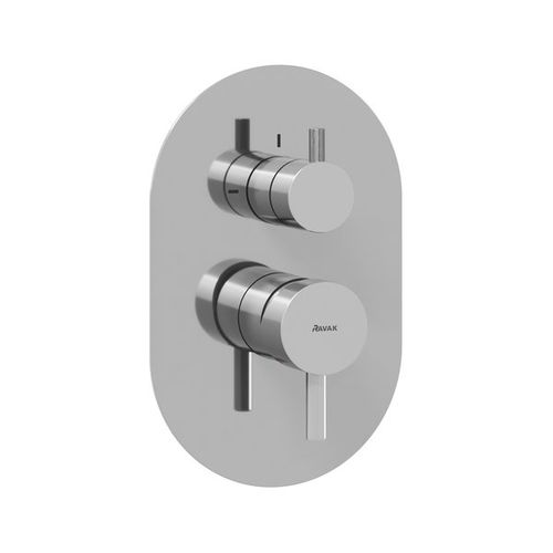 Смеситель скрытого монтажа для душа Ravak ES 065.00CR.O2 X070208 хром + нужен R-Box RB 07E.50 (X070234)