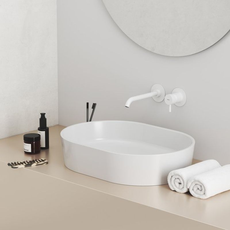 Смеситель скрытого монтажа для раковины Ravak ES 019.10WV.O1 X070241 белый вельвет + нужен R-Box RB 07B.50 (X070231)