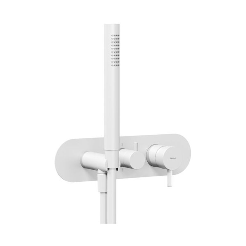 Смеситель скрытого монтажа для душа Ravak ES 065.10WV.O2+S белый вельвет + нужен R-Box RB 07D.50 (X070233)