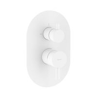 Смеситель скрытого монтажа для душа Ravak ES 065.10WV.O2 X070251 белый вельвет + нужен R-Box RB 07E.50 (X070234) — 1