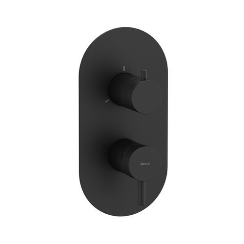 Смеситель скрытого монтажа для душа Ravak ES 063.20BLM.O3 X070283 черный матовый + нужен R-Box RB 07F.50 (X070235)