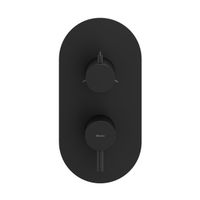 Смеситель скрытого монтажа для душа Ravak ES 063.20BLM.O3 X070283 черный матовый + нужен R-Box RB 07F.50 (X070235) — 2