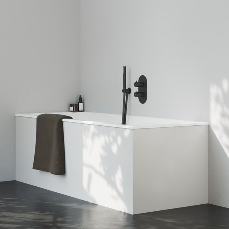 Смеситель скрытого монтажа для душа Ravak ES 063.20BLM.O2 X070286 черный матовый + нужен R-Box RB 07C.50 (X070232)