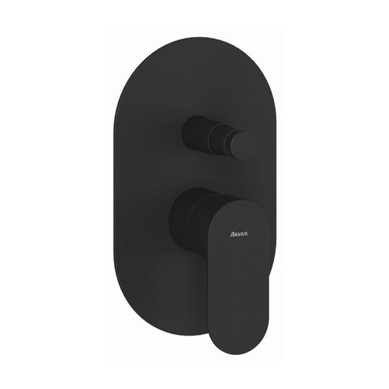Смеситель скрытого монтажа для душа Ravak EL 061.20BLM.O2 X070298 черный матовый