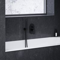 Смеситель скрытого монтажа для душа Ravak EL 061.20BLM.O2 X070298 черный матовый — 3