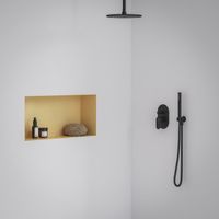 Смеситель скрытого монтажа для душа Ravak EL 061.20BLM.O2 X070298 черный матовый — 2