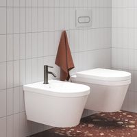 Смеситель для биде Ravak ES 056.20GB X070318 150 мм без донного клапана графит — 2