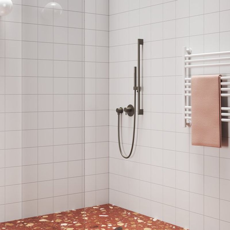 Смеситель скрытого монтажа для душа Ravak ES 062.20GB.O1 X070322 графит