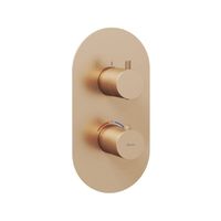 Смеситель скрытого монтажа для душа Ravak ES 067.60RGB.O3 X070363 розовое золото + нужен R-Box RB 07C.50 (X070232) — 1