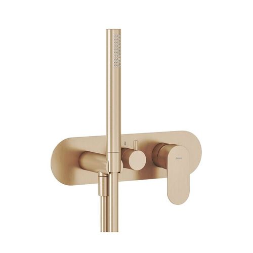 Душевой гарнитур скрытого монтажа Ravak EL 068.60RGB.O3+S розовое золото + нужен R-Box RB 07D.50 (X070233)