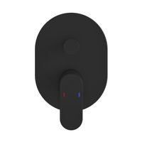Смеситель скрытого монтажа для душа Ravak CR 065.20 X070433 черный матовый + нужен R-Box (X070052) — 2