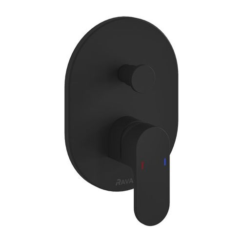 Смеситель скрытого монтажа для душа Ravak CR 065.20 X070433 черный матовый + нужен R-Box (X070052)