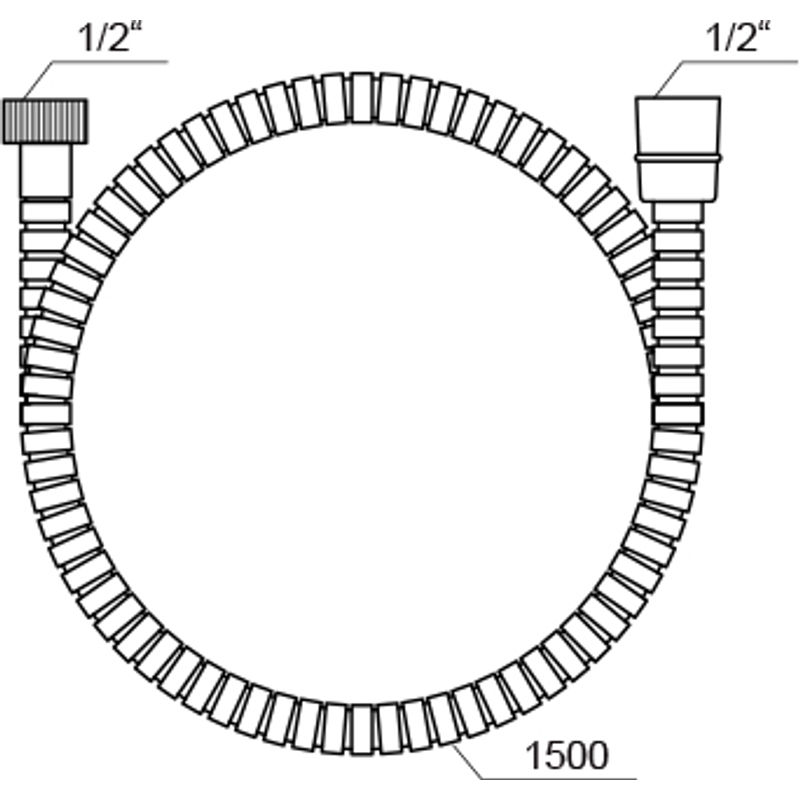 Шланг для душа Ravak 911.00 X07P006 150 см