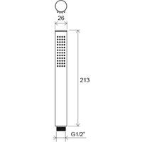 Душевая лейка Ravak 957.00 1 режим X07P007 — 4
