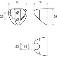 Держатель для душа Ravak 610.00 X07P010 пластиковый — 4