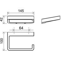 Держатель для туалетной бумаги Ravak TD 400.00 X07P329 — 2