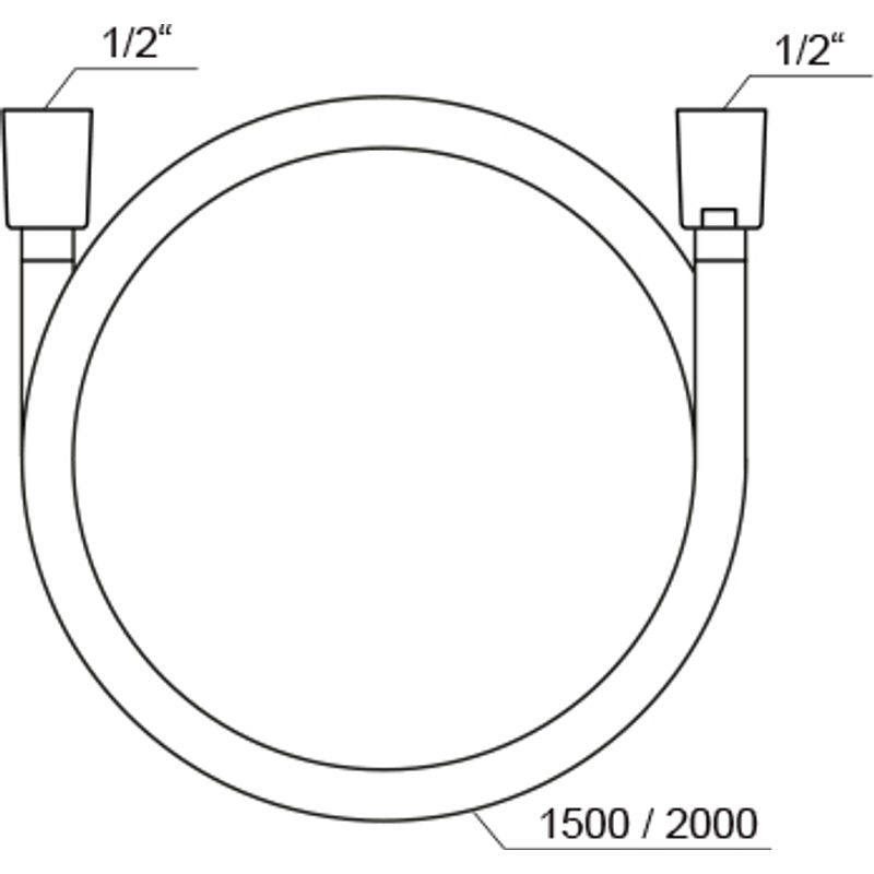 Шланг для душа Ravak SilverShine 914.02 X07P339 200 см