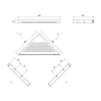 Полка для ванной Ravak SLIM C X07P578 угловая сатин/хром — 4