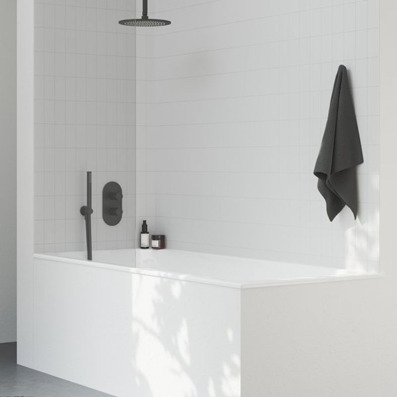 Кронштейн для верхнего душа Ravak 30 см 704.21BLM X07P677 черный матовый