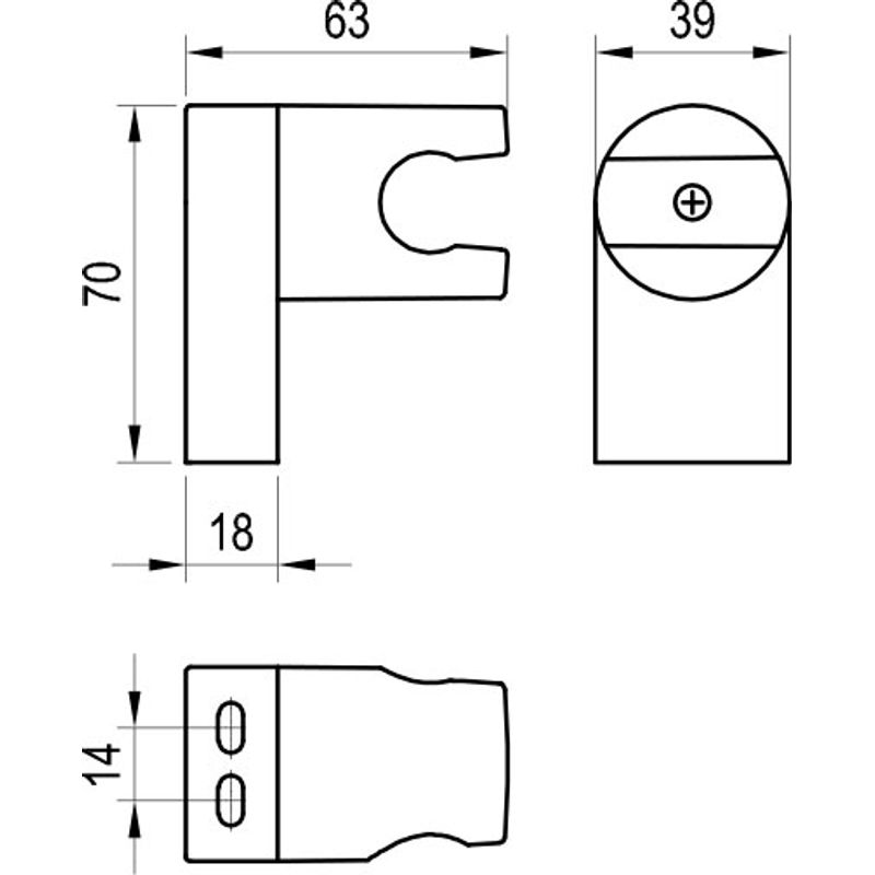 Держатель для душа Ravak 611.10WV поворотный X07P686 белый вельвет