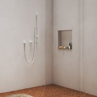 Душевая штанга Ravak 974.10WV X07P691 70 см белый вельвет — 2