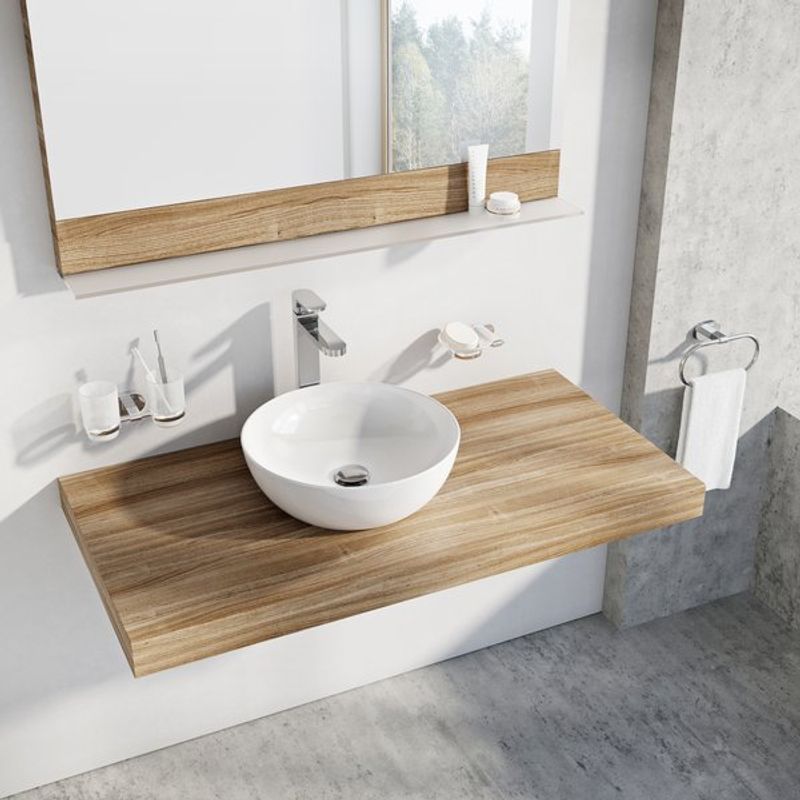 Раковина Ravak UNI 400 B SLIM XJX01140003 керамическая белая