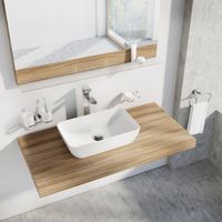 Раковина Ravak UNI 500 R SLIM XJX01150001 керамическая белая — 3