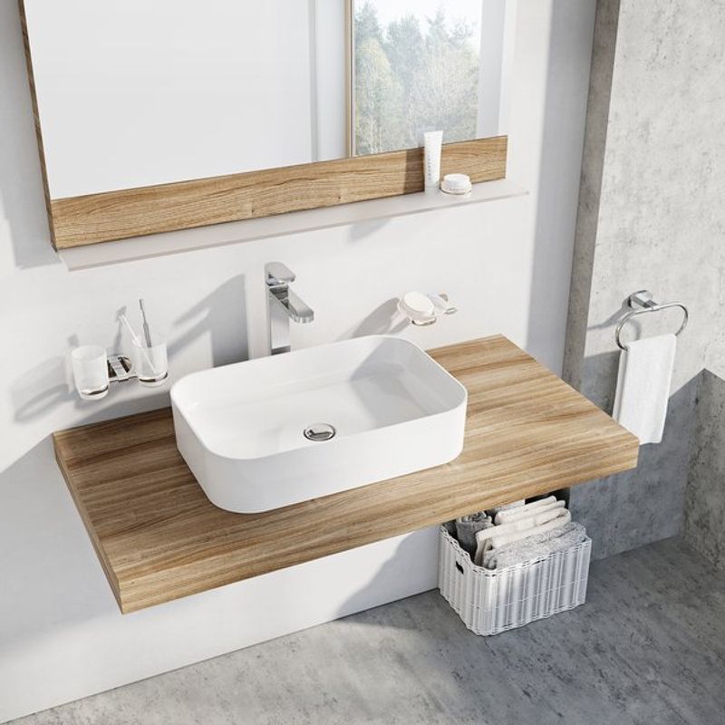 Раковина Ravak CERAMIC 550 R SLIM XJX01155002 белый